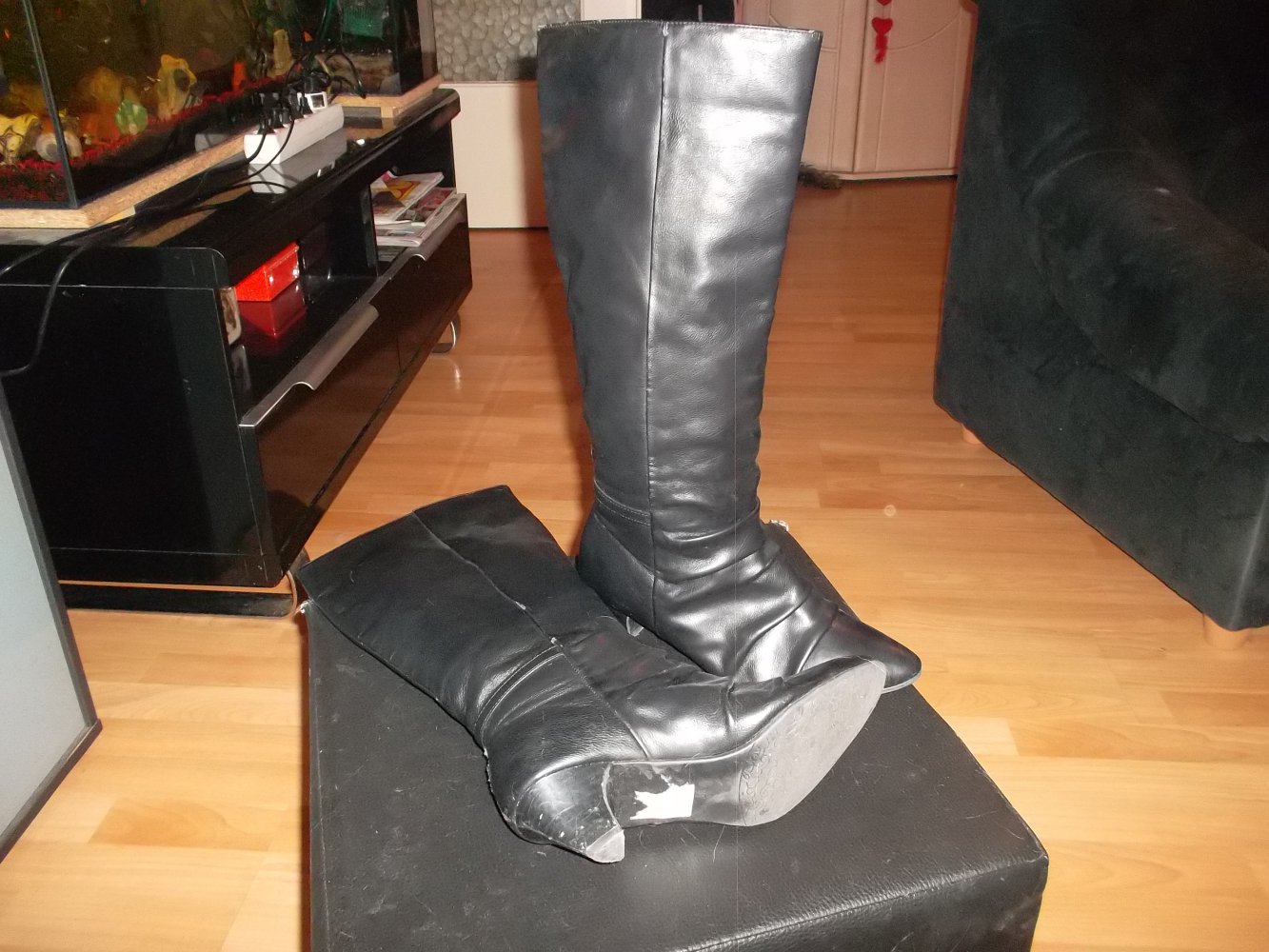 schwarze stiefel,grösse 37