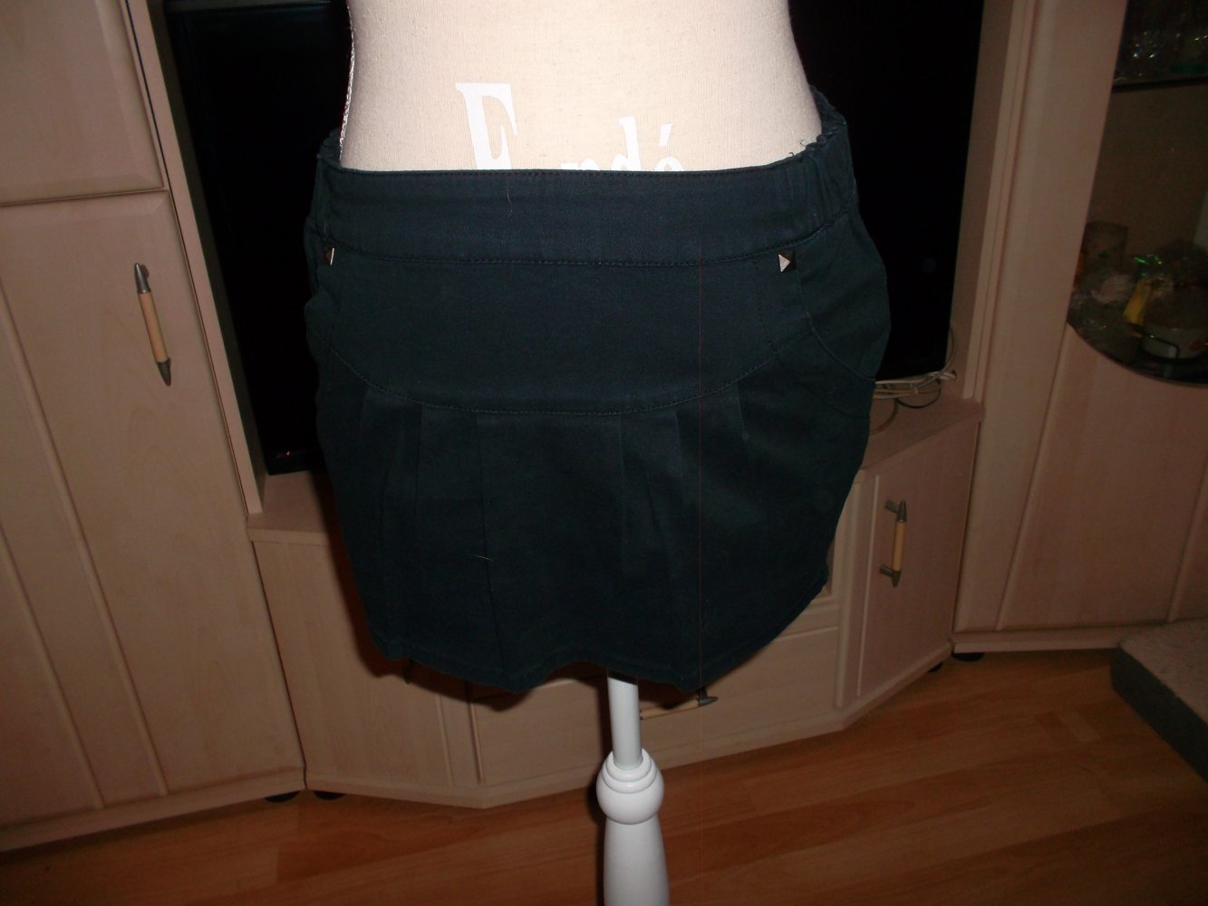 neu,schwarzer minirock,grösse 34