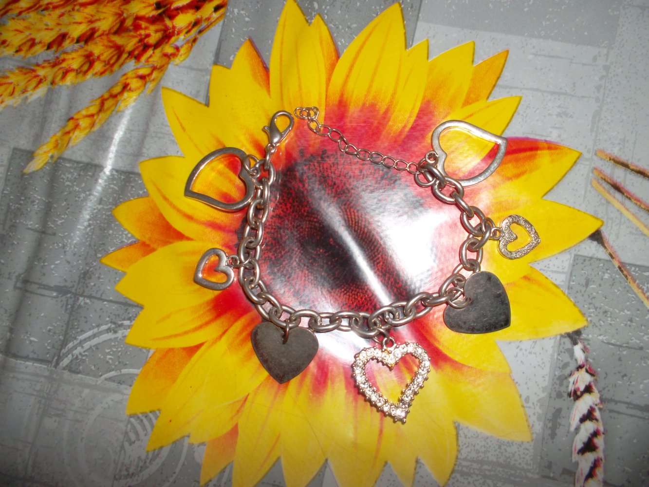 bettelarmband,arm-bzw fusskettchen,mehrere anhänger.verstellbar