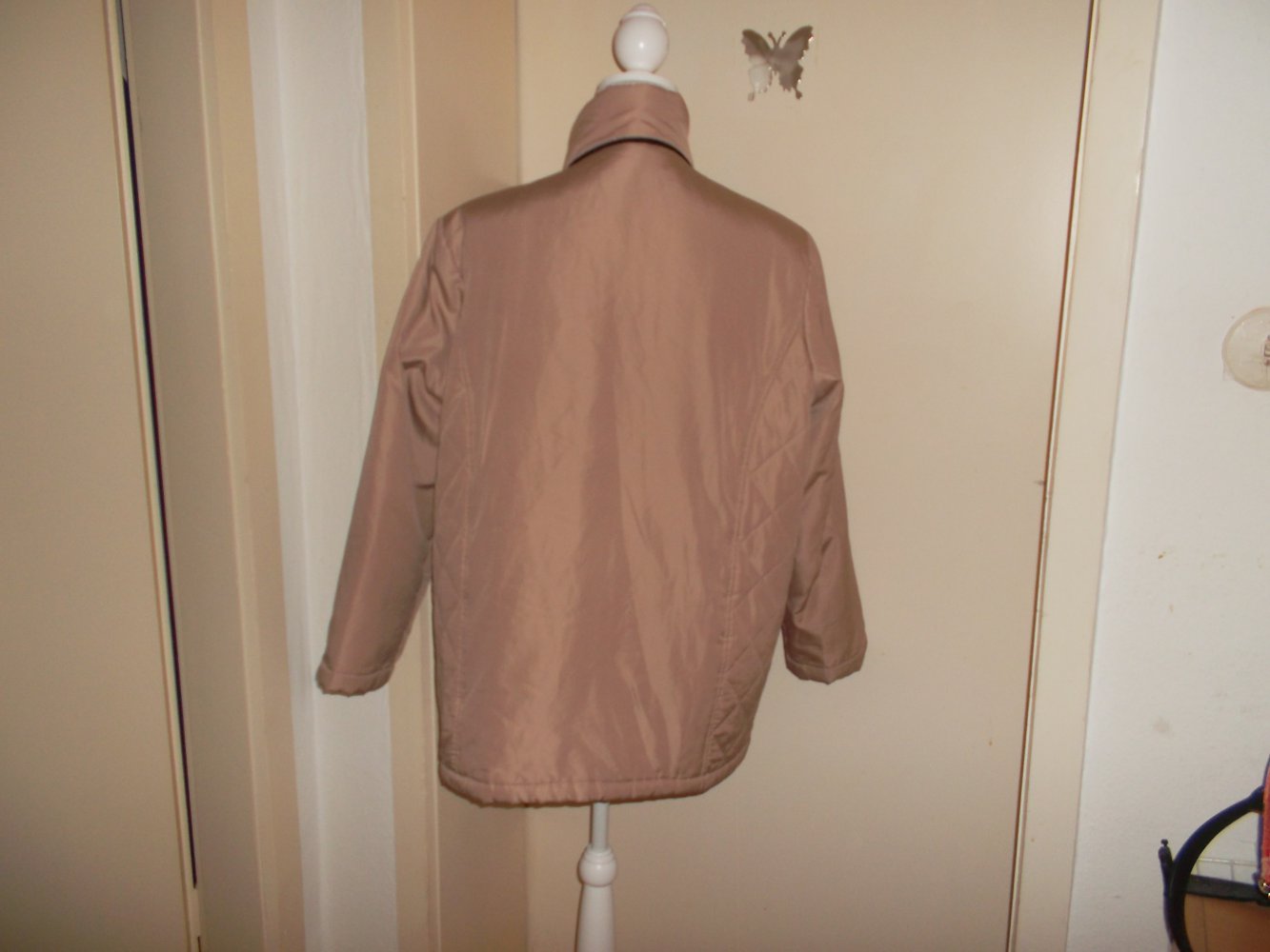 lange jacke,beige,grösse 46