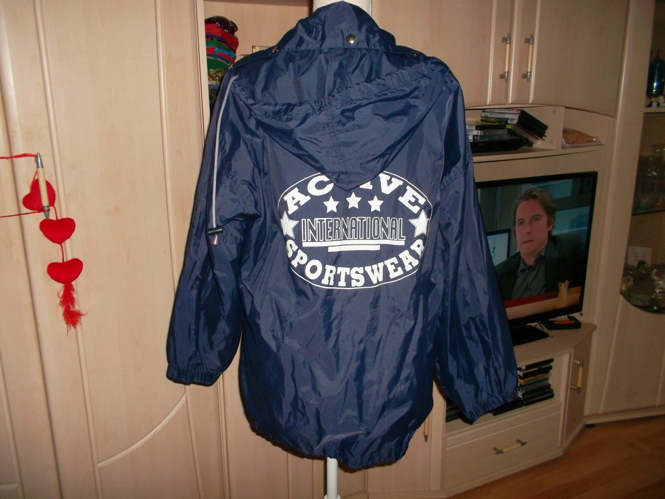 leichte dunkelblaue damen-übergangsjacke, gr 36/38