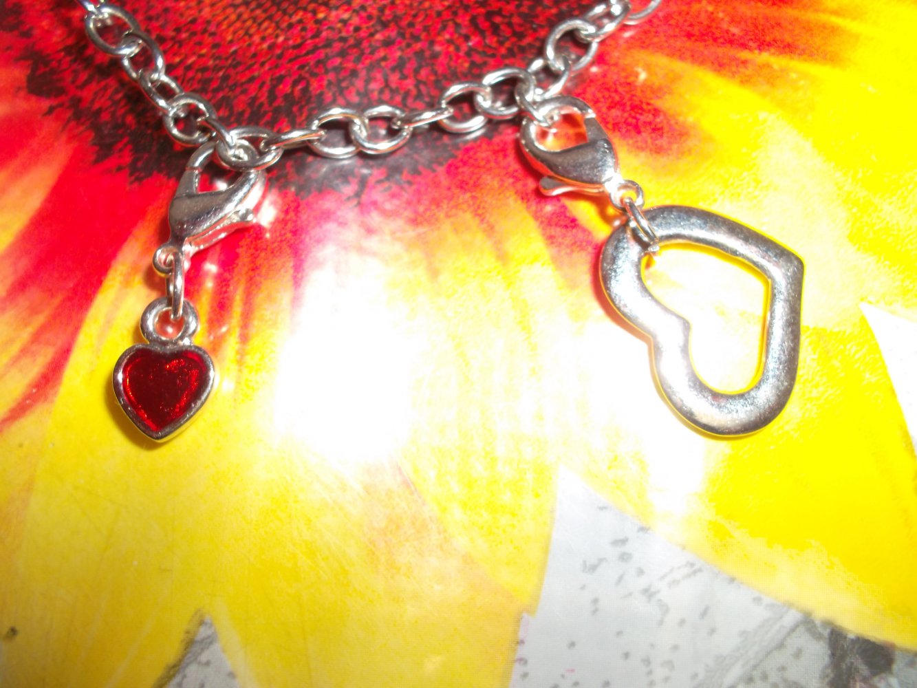 armkettchen,fusskettchen,verstellbar,3 anhänger,neu