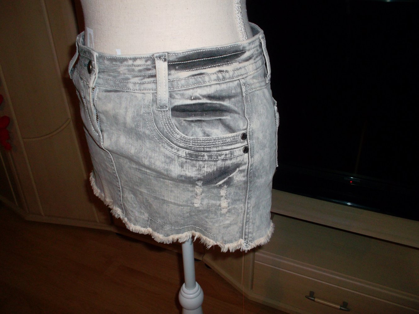 neuer jeansminirock,grösse 34