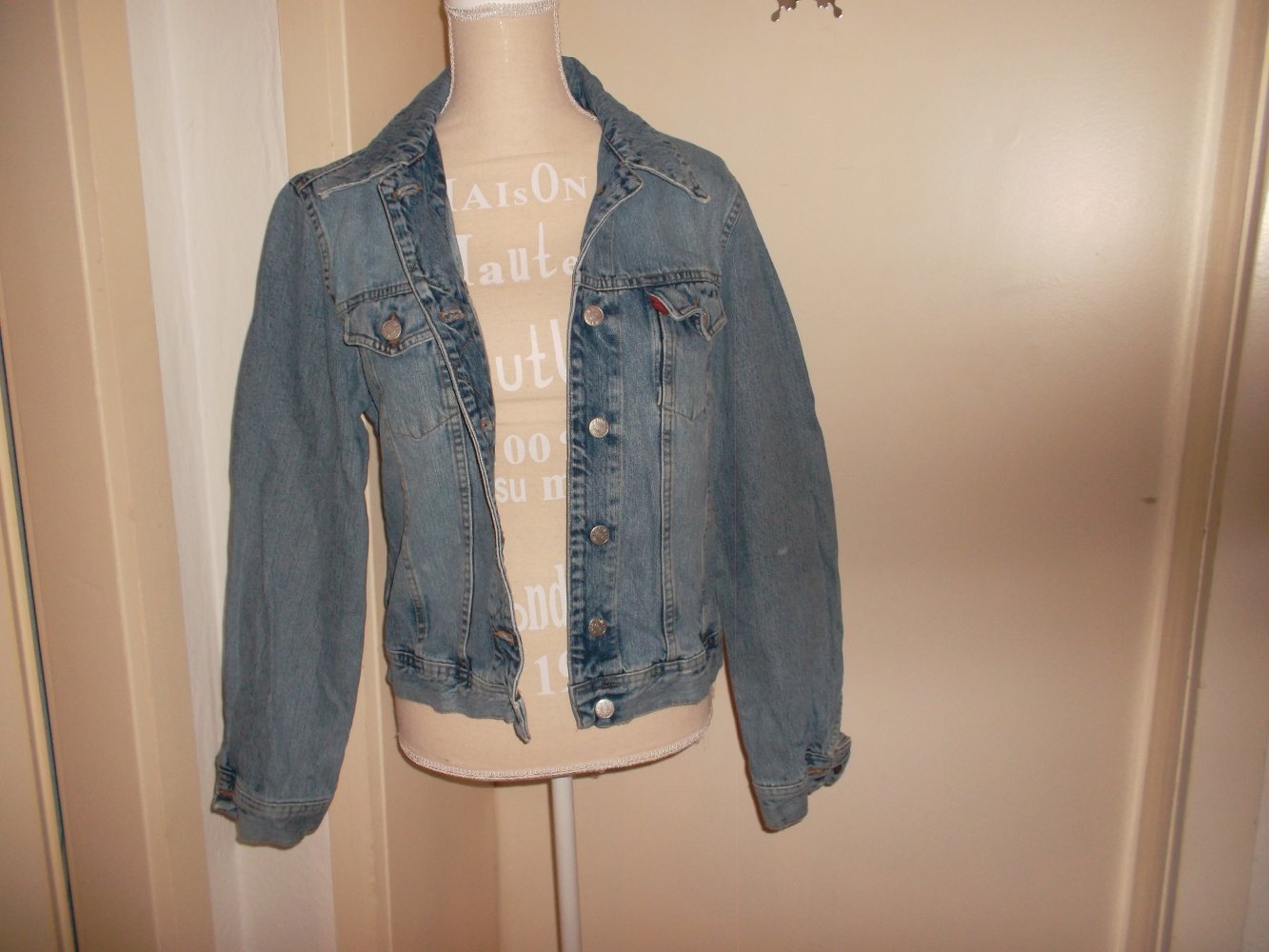 jeansjacke,blau,grösse s,super zustand