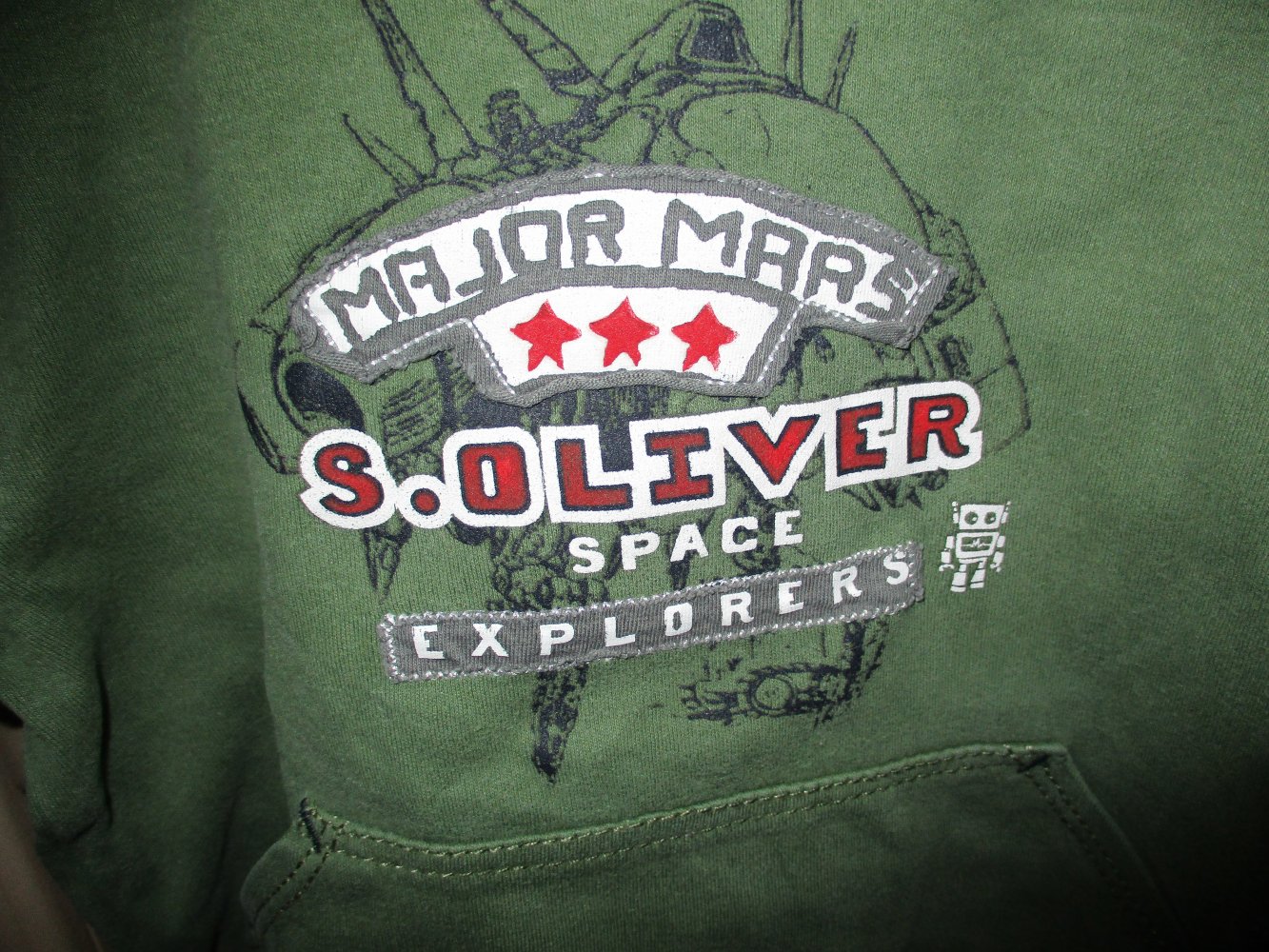 s.oliver,toller pullover,grün,grösse 80,bauchtasche,baumwolle,top