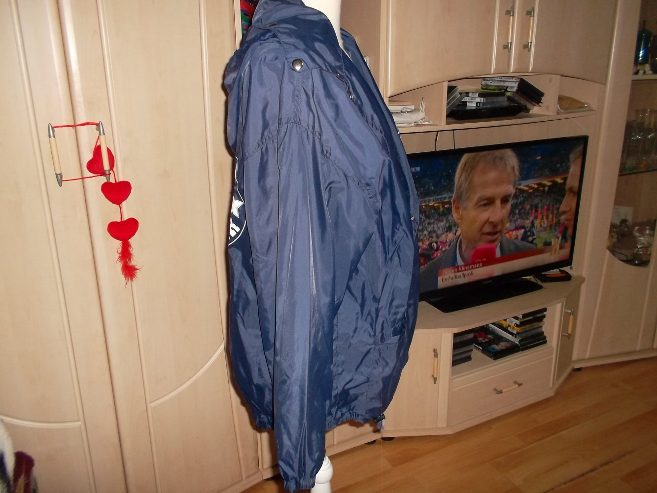 leichte dunkelblaue damen-übergangsjacke, gr 36/38