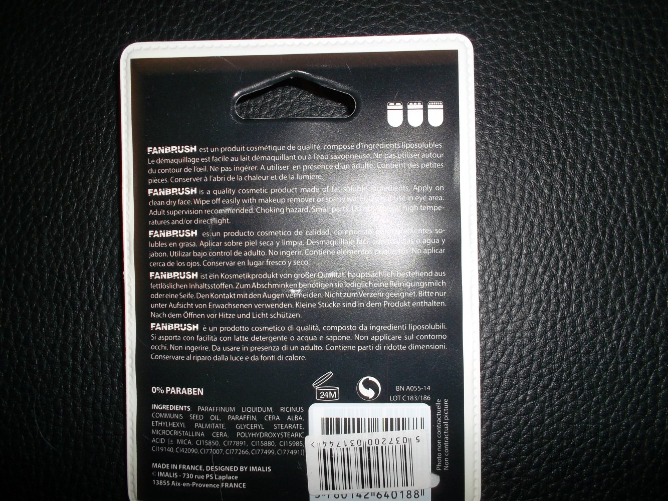 neue sehr gute fan brush schminke