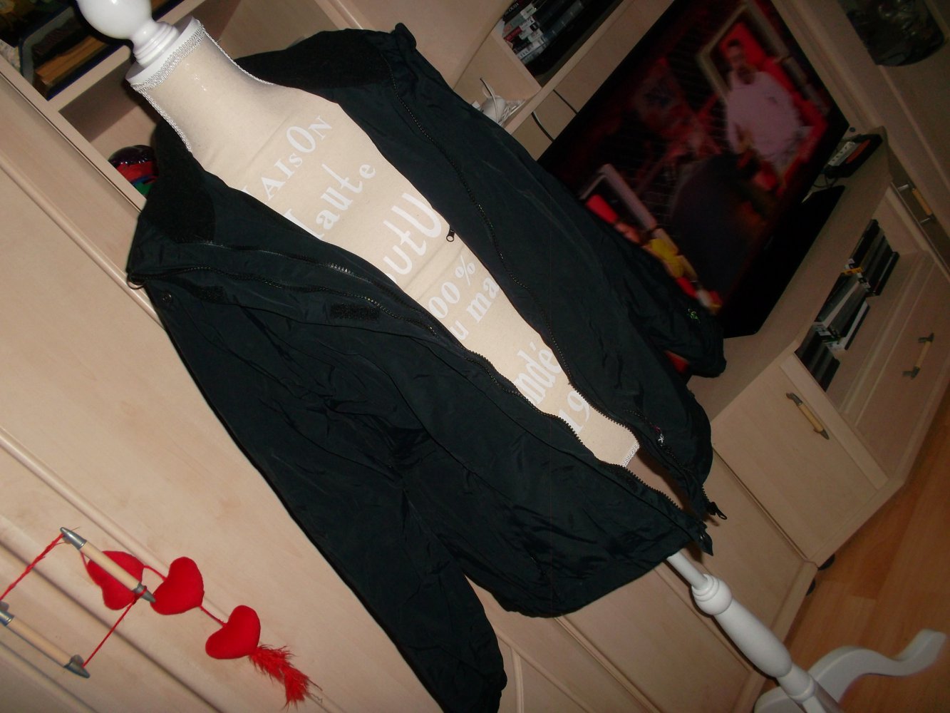 neu,2 teilige winter/ski jacke,schwarz,von ock,grösse 42