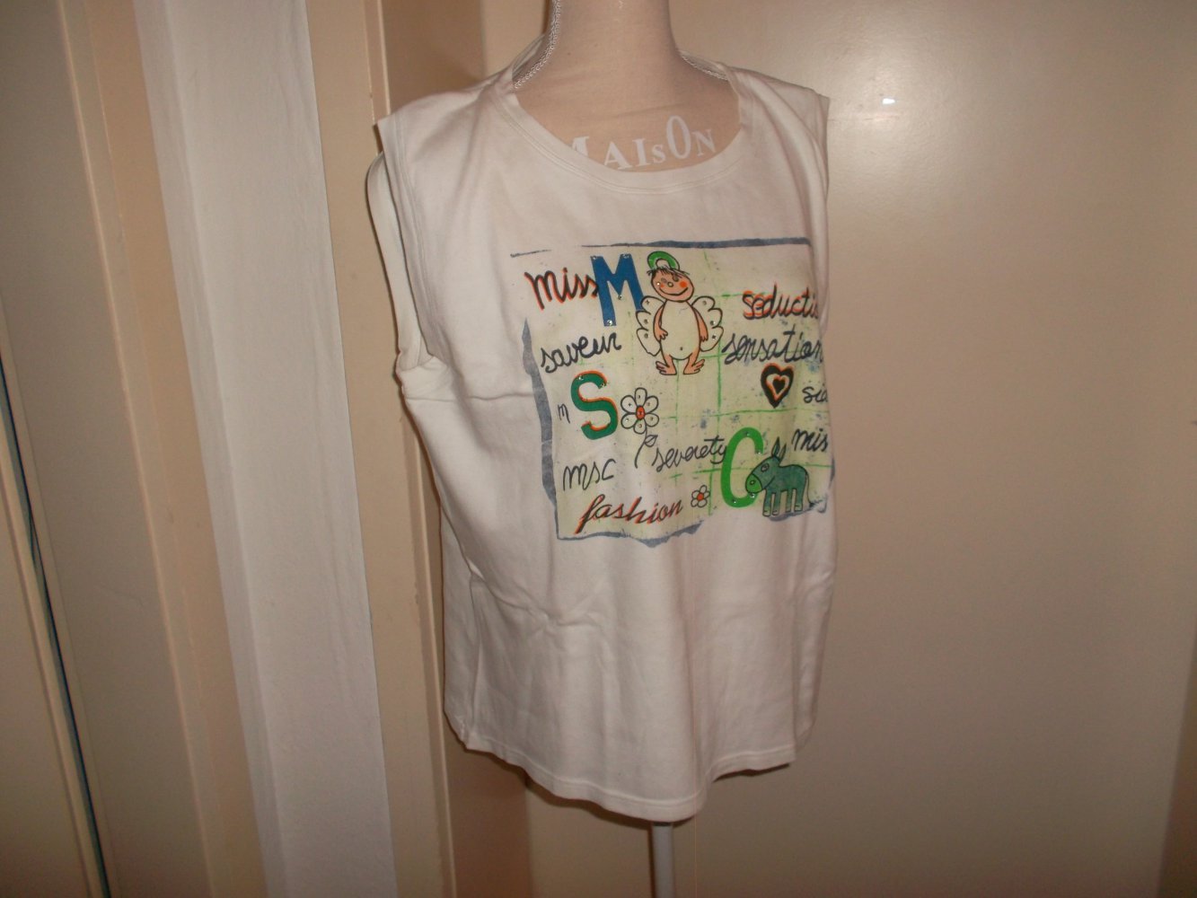 sehr gut erhaltenes trägerloses t-shirt,von x-mail,grösse xxl,44/46