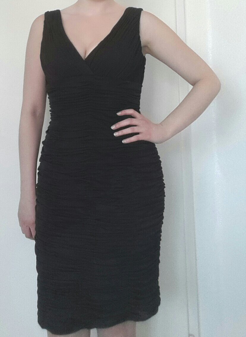 schwarzes Cocktailkleid