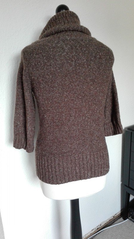 Kuschelige Braune Strickjacke