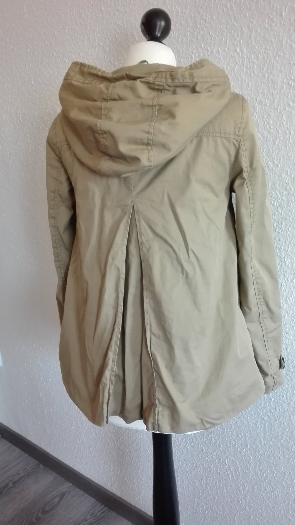 Beige Vintage Übergangsjacke