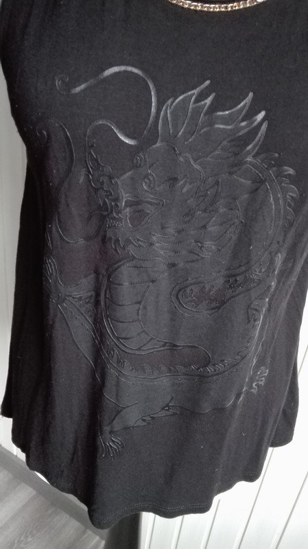 Tanktop mit Drachen-Print