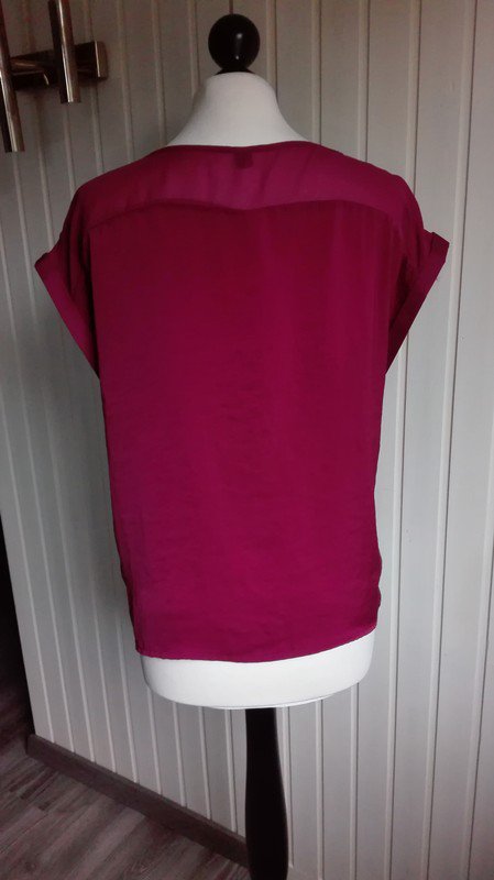 Bordeaux Burgunderrot Farbene Bluse