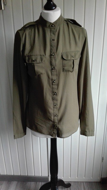 Khaki Bluse