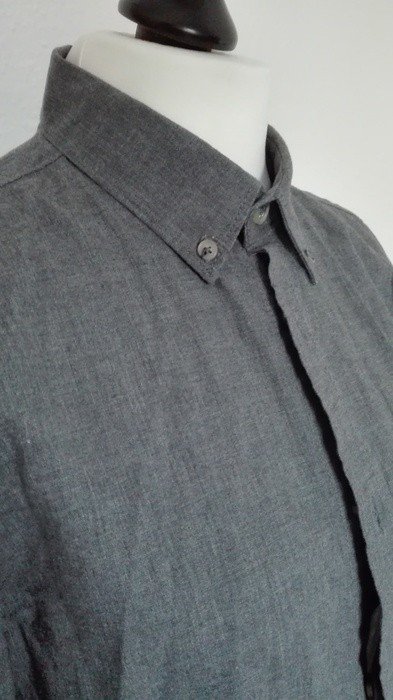 Grau meliertes Hemd