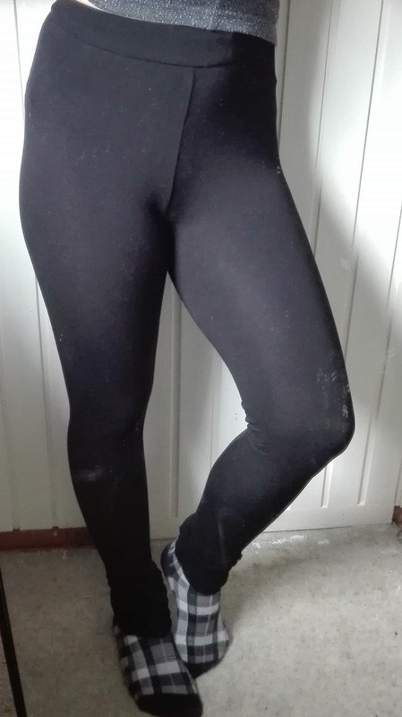 Schwarze Leggings