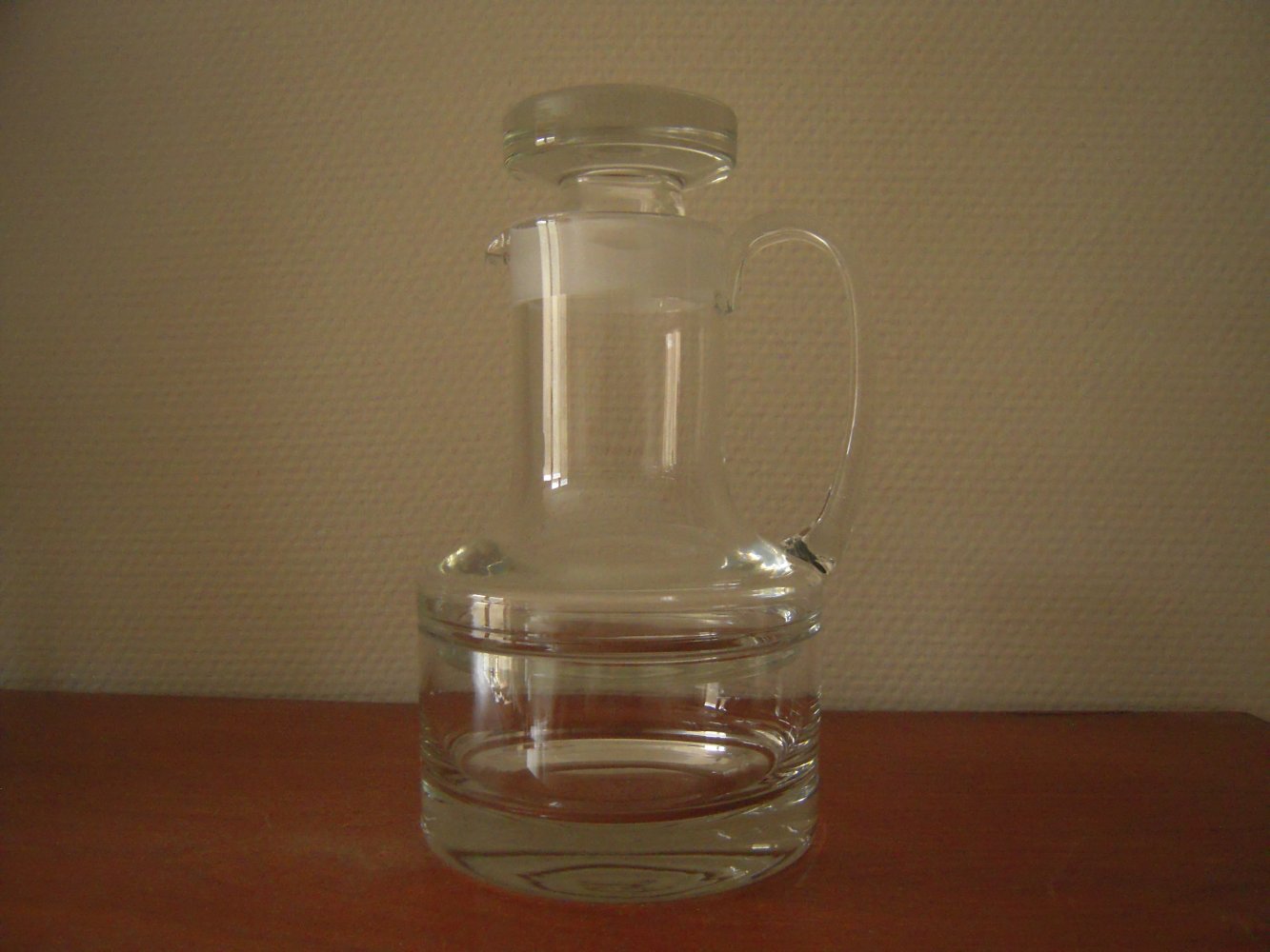 Karaffe + Schale Glas Rum Kluntjes