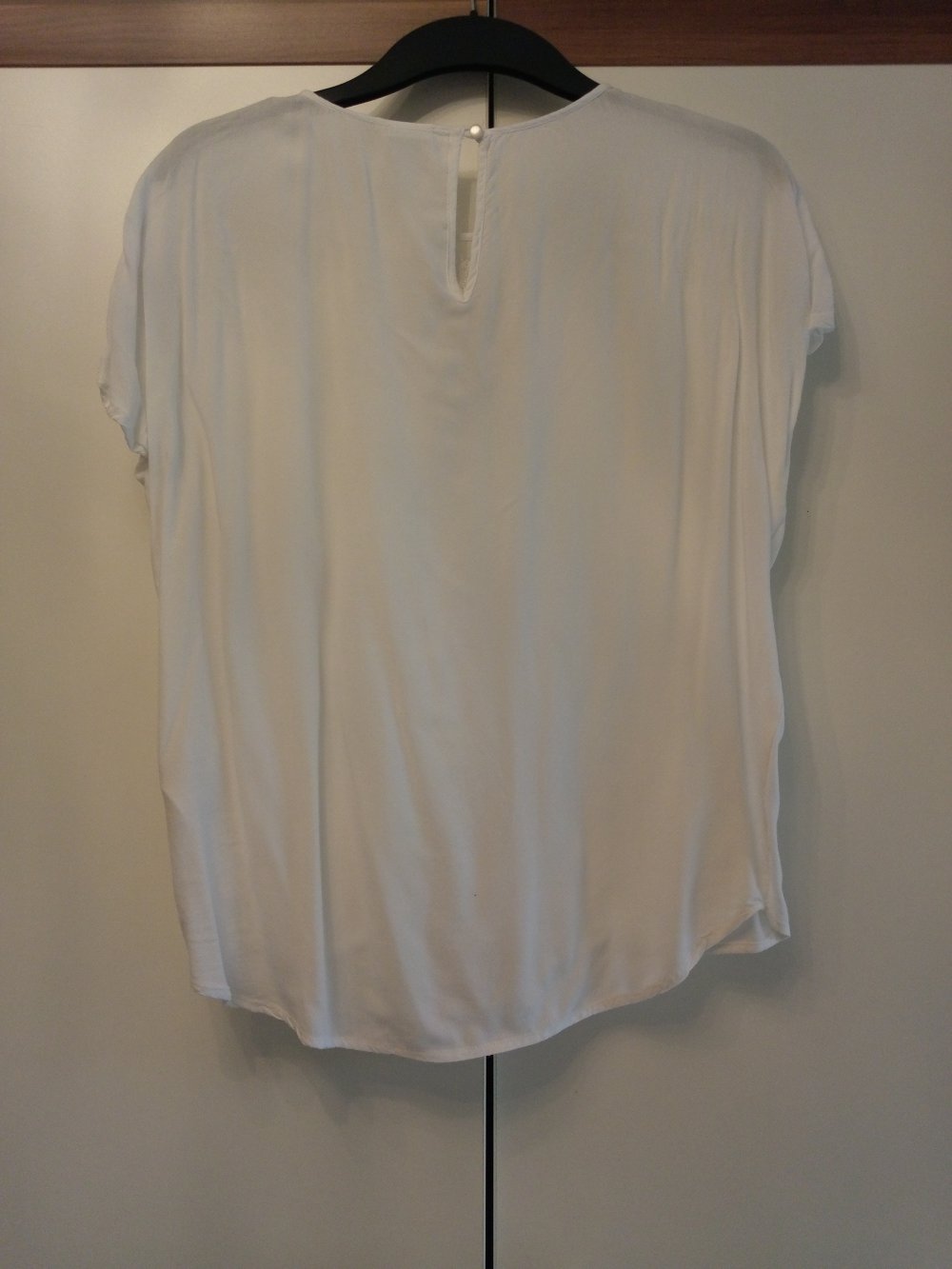 Weiße Bluse mit Spitze von Vero Moda