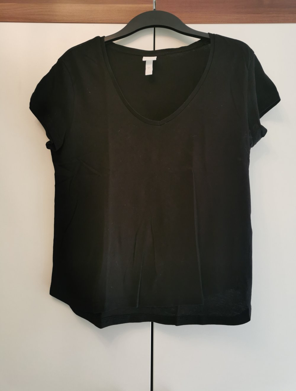 Schwarzes Basictshirt von H&M
