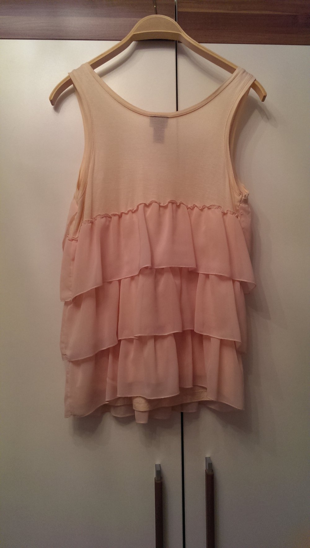 Sehr schönes Volant-Top in Rosa von H&M