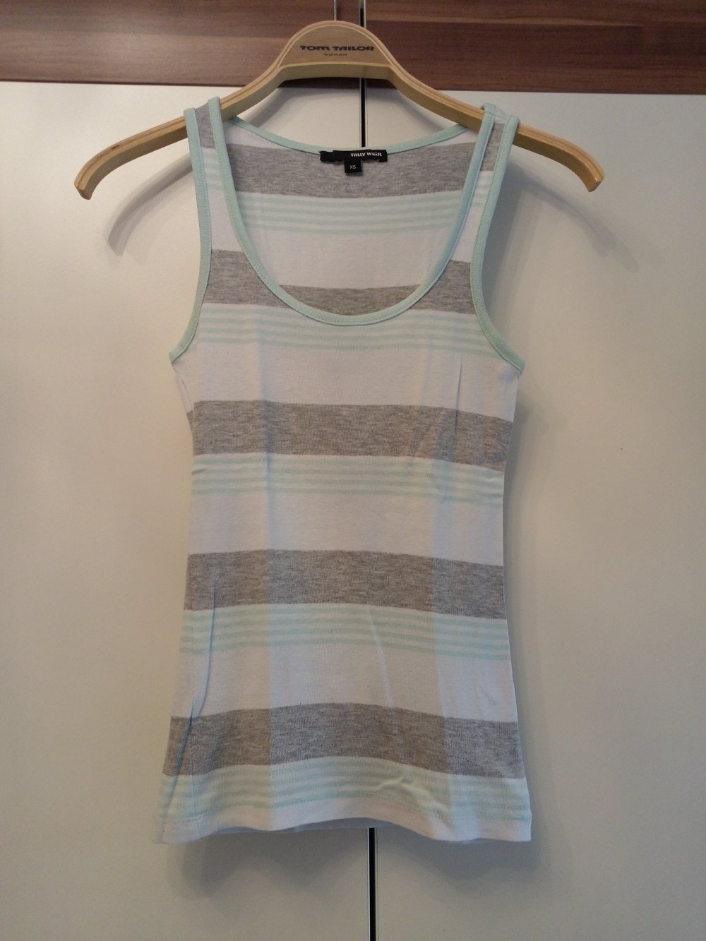 Bequemes Top mit Streifen