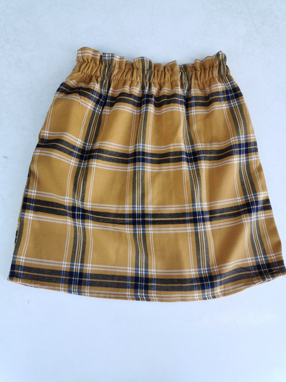 Cooler braun-schwarzer Rock mit Taschen