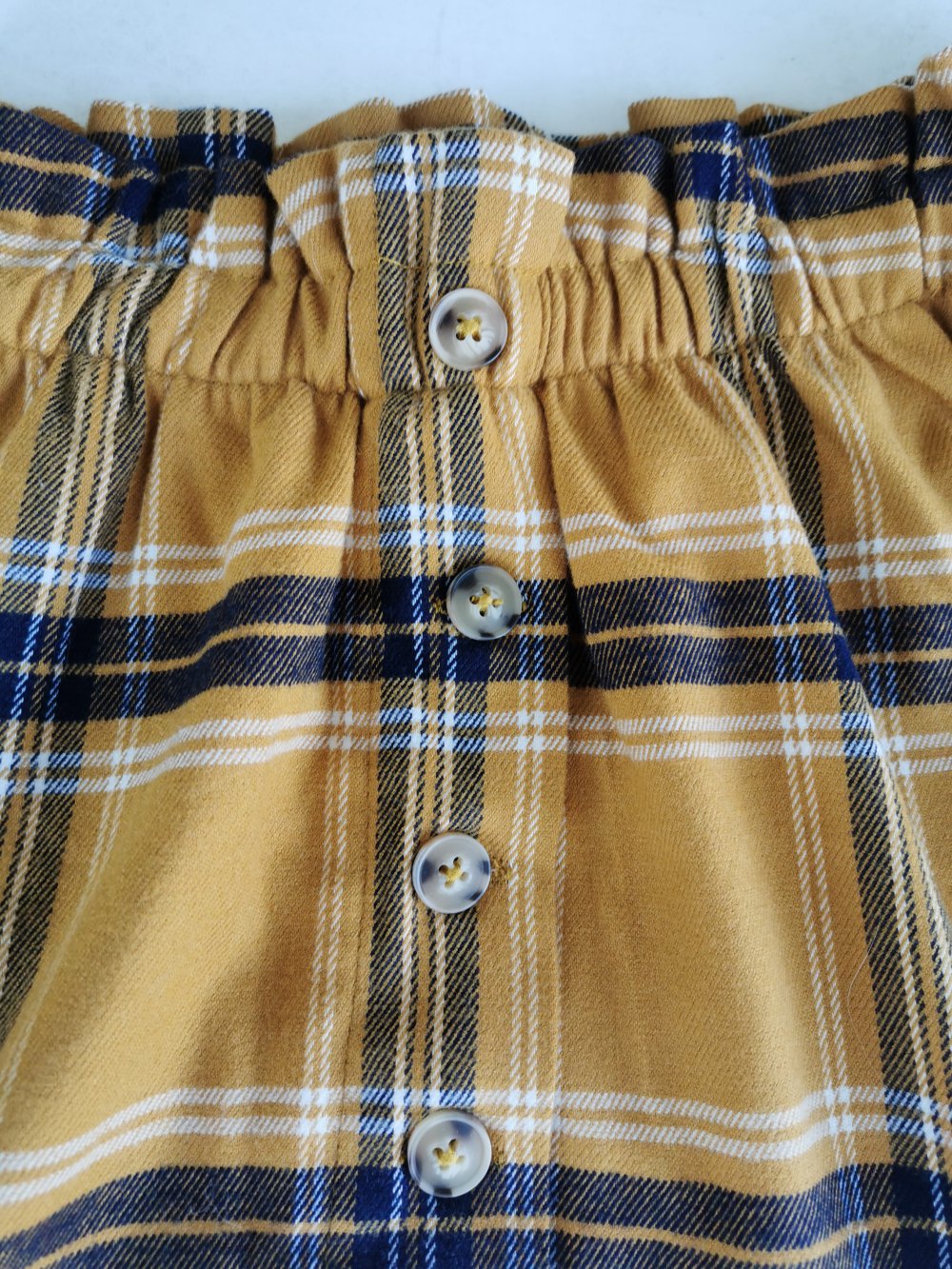 Cooler braun-schwarzer Rock mit Taschen