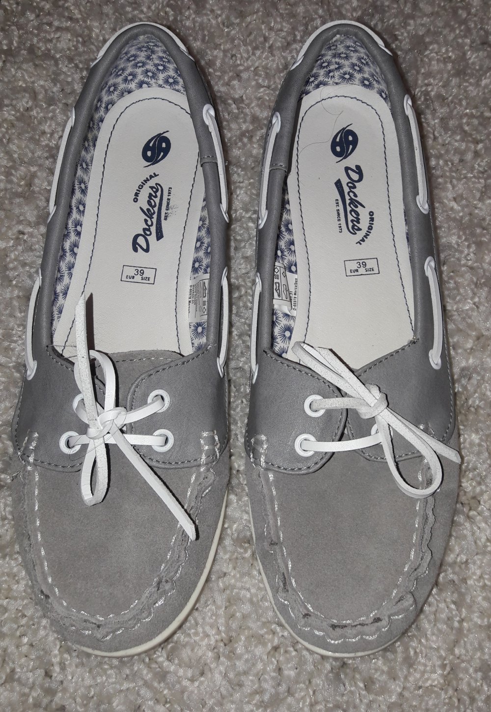 Graue Mokassins Dockers