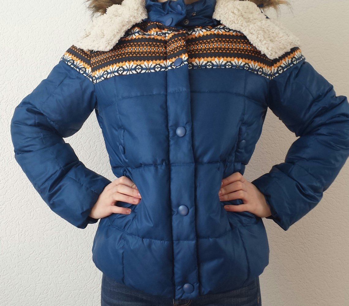 Warme Winterjacke