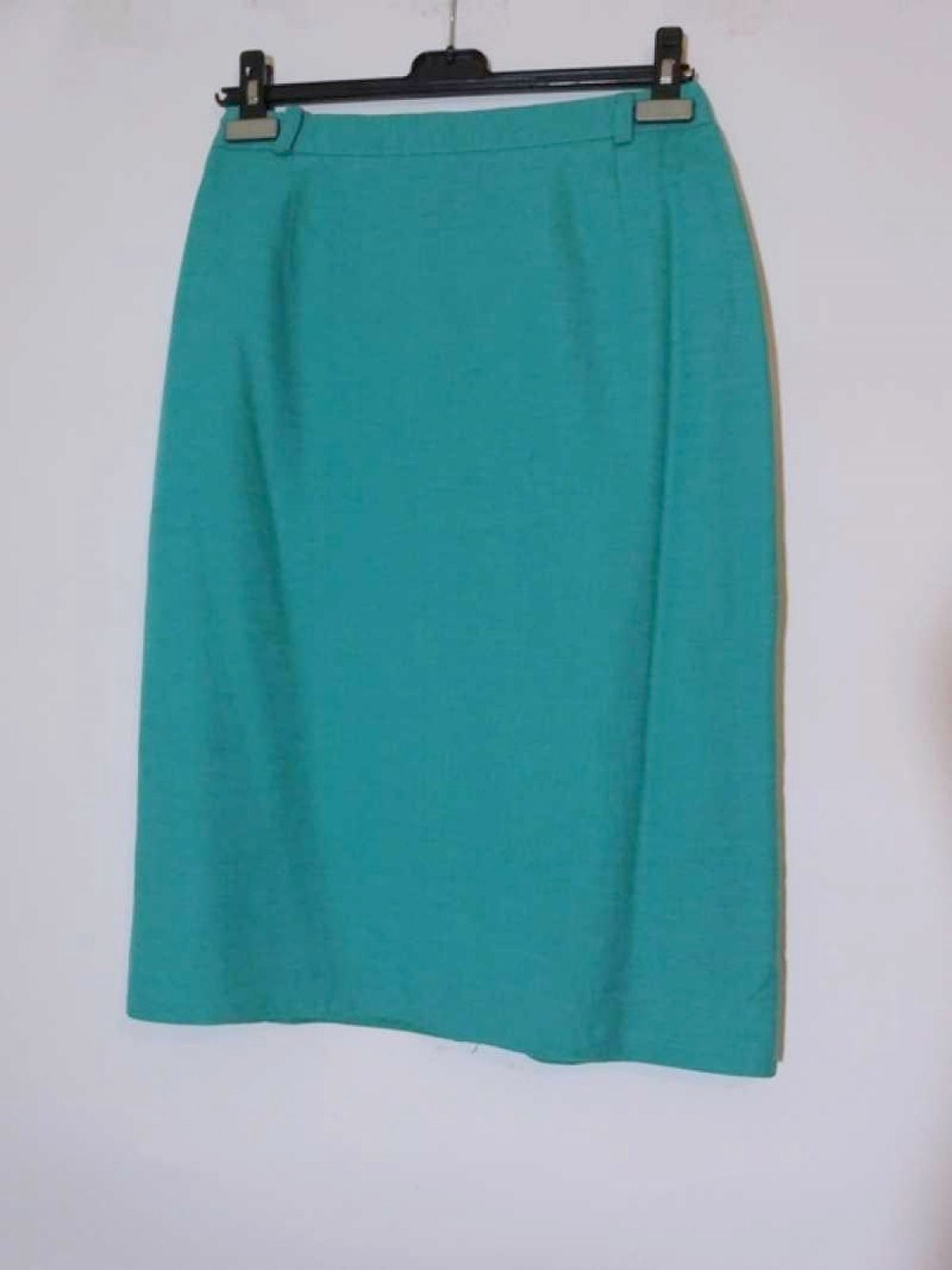 Bleistiftrock Türkis Basic Gr. 42 Gr. M