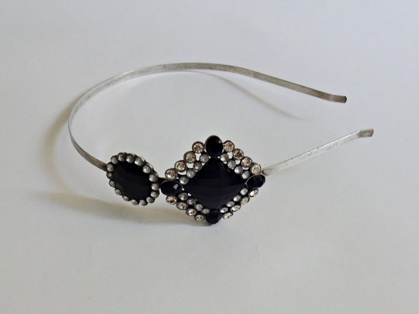 Haarreif mit Glitzersteinen Haarschmuck