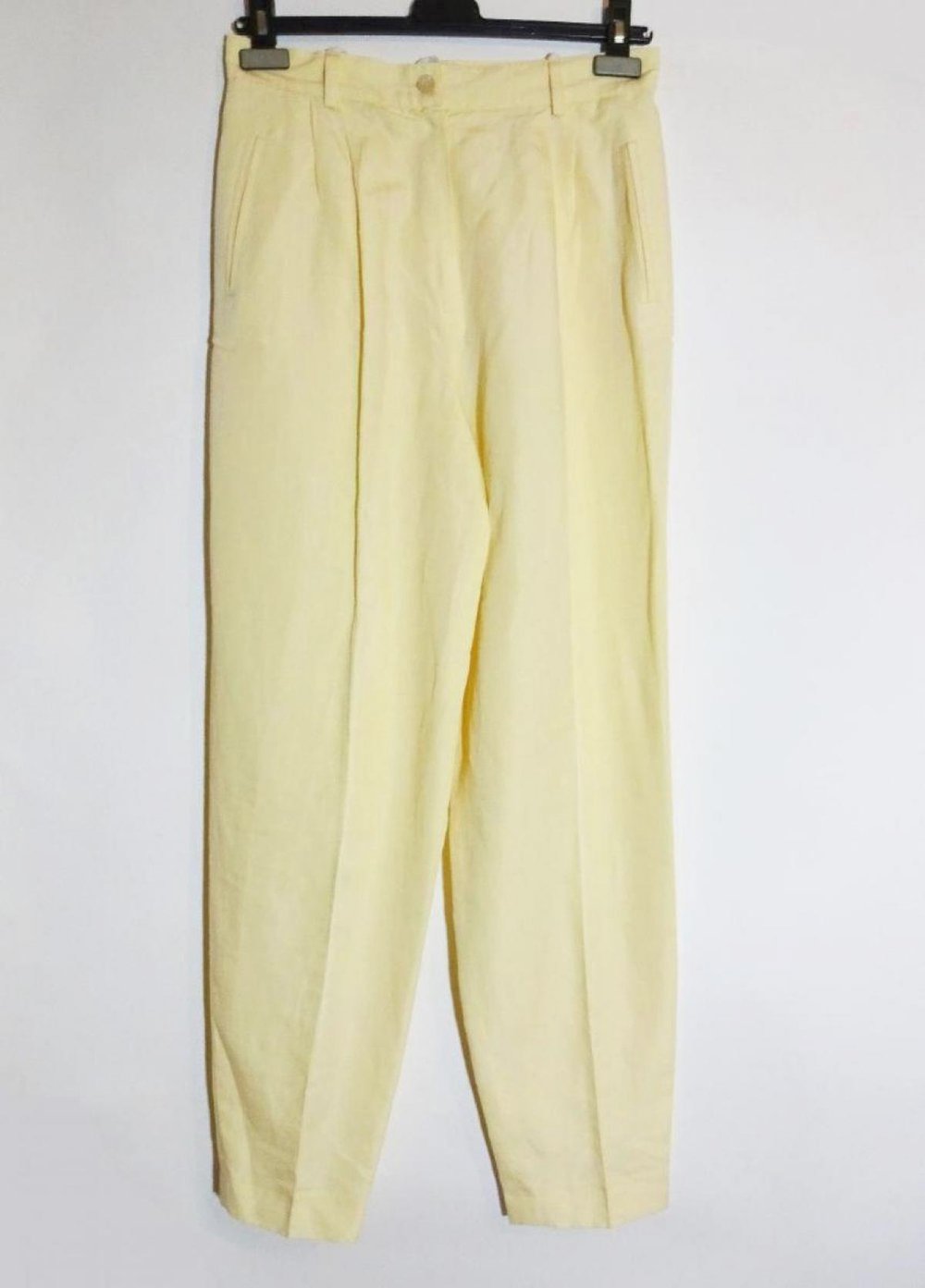 Pastellgelbe Karottenhose High Waist Highwaist Mom Gr. M Gr. 40 Gr. 42 Gr. 40/42