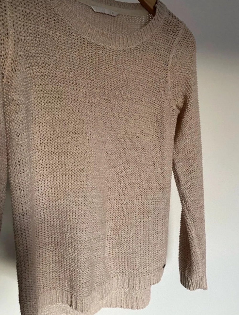 vokuhila Pullover Strick gr s