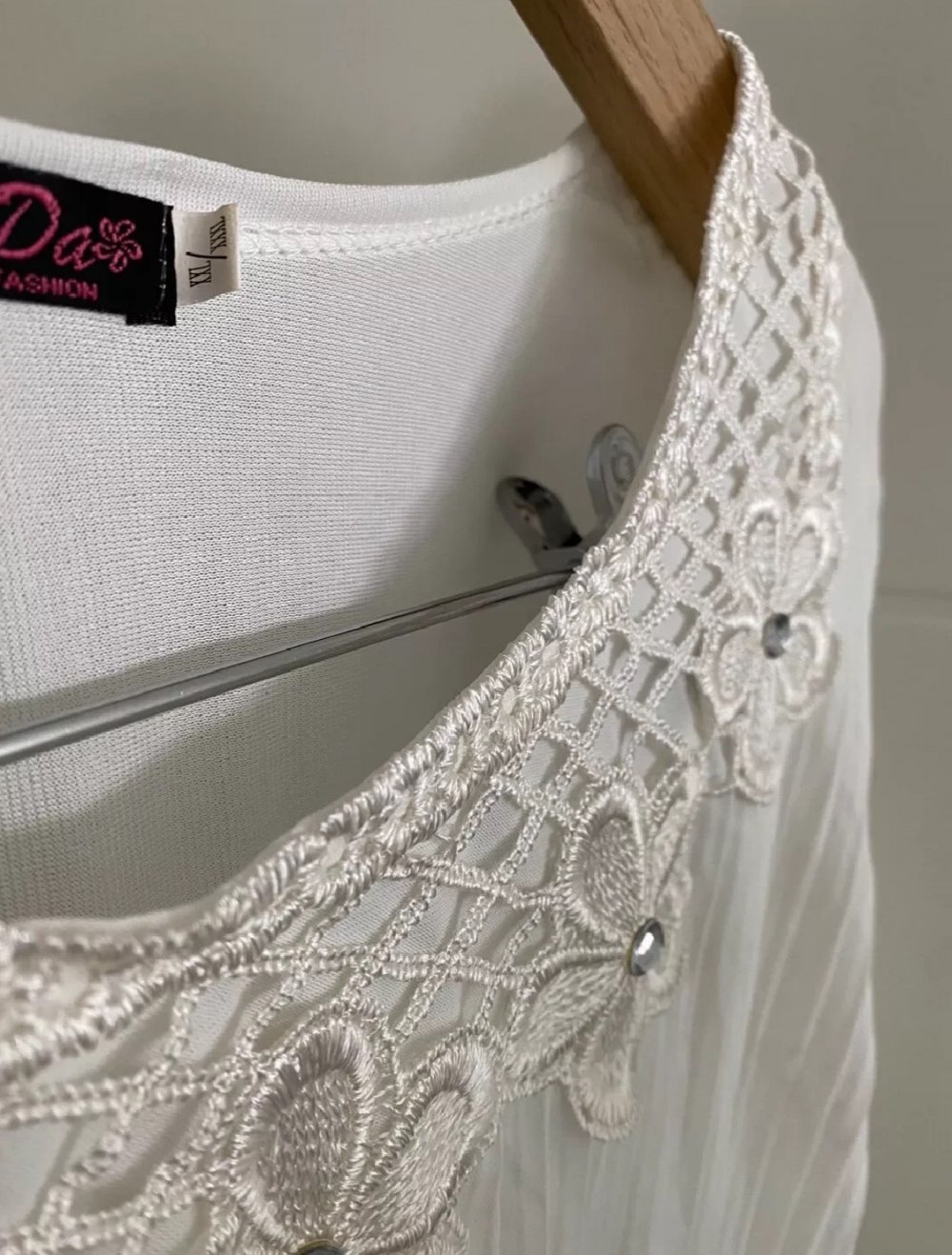 Plissee Look Oberteil Weihnachten festlich gr xxl/xxxl