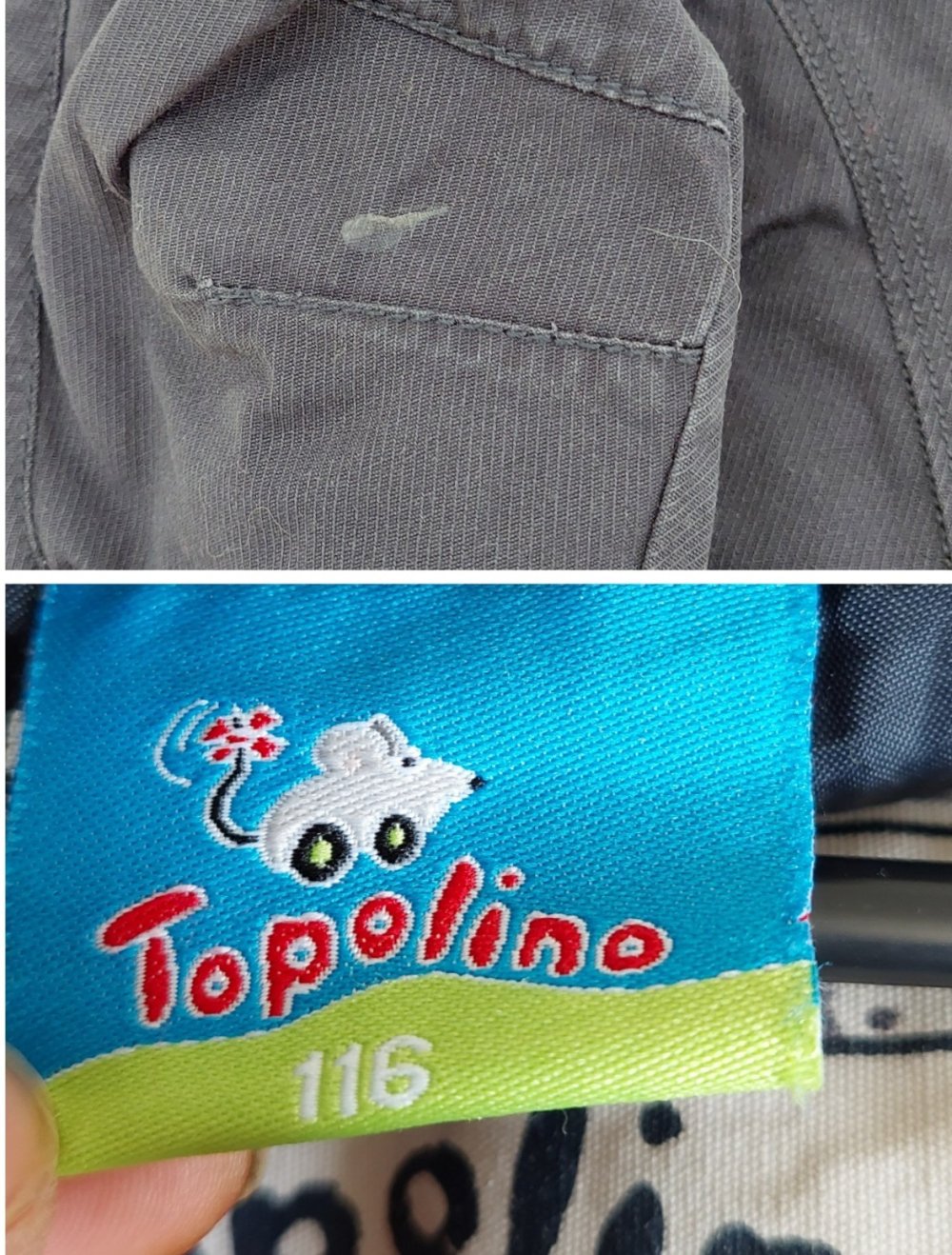 Jungen Jacke gr. 116 Topolino