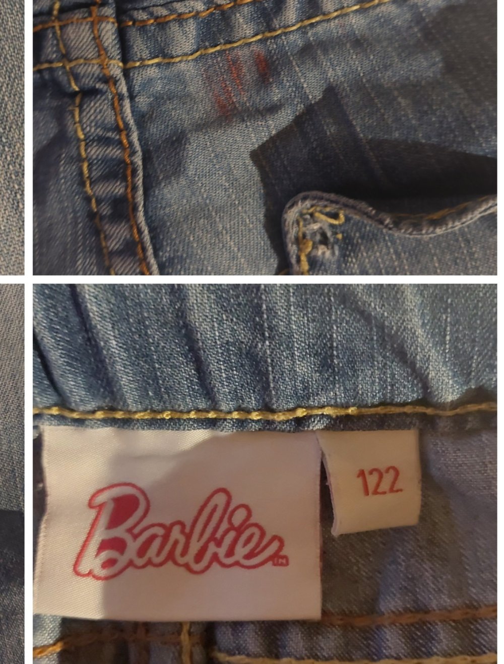 Mädchen Hose gr. 122 Barbie