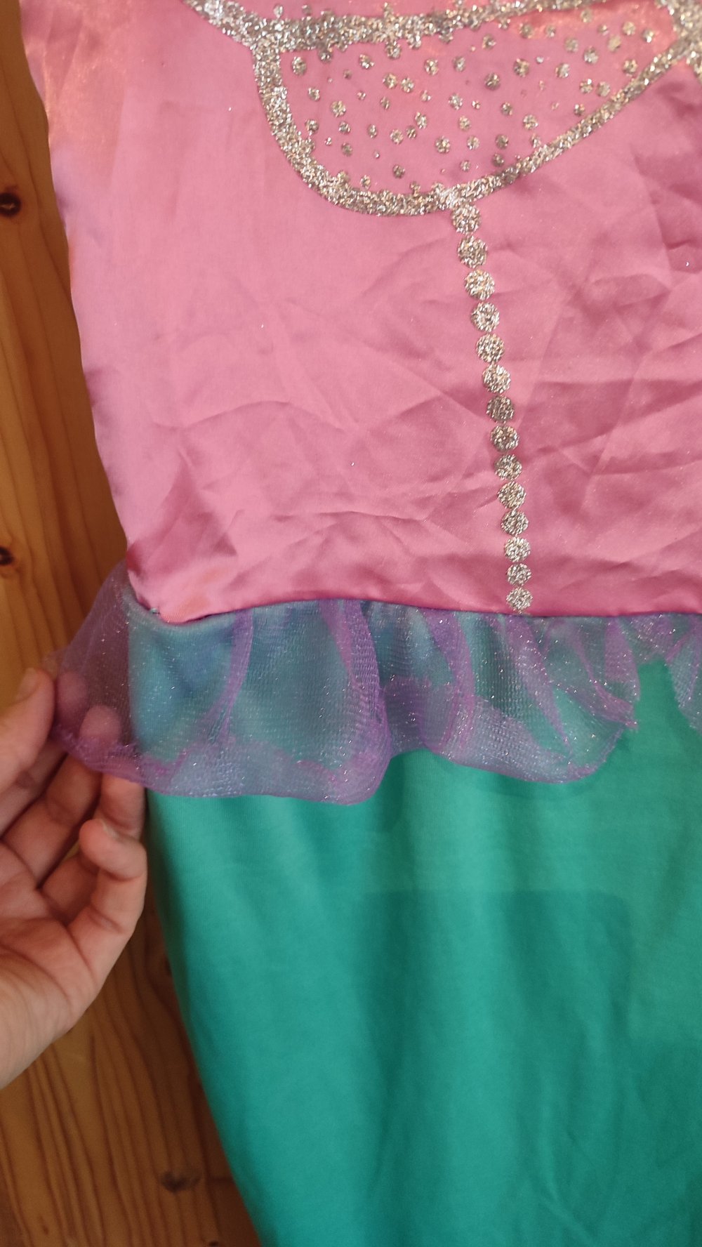 Faschingskostüm Meerjungfrau (7 - 10 Jahre)