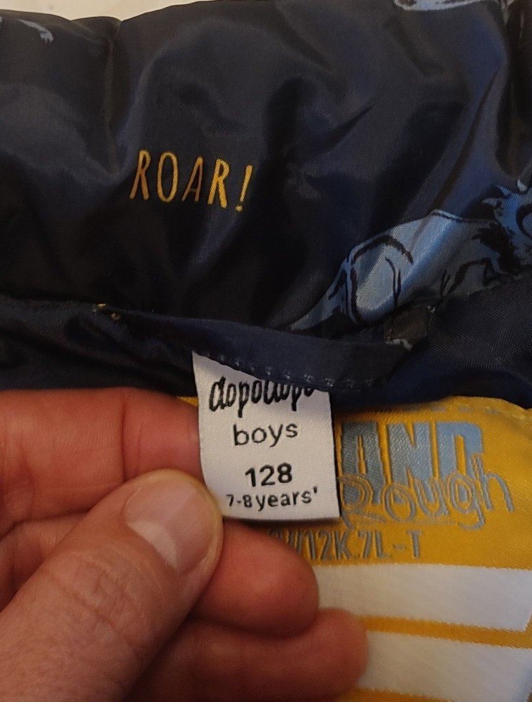 Steppweste mit Dinosauriern