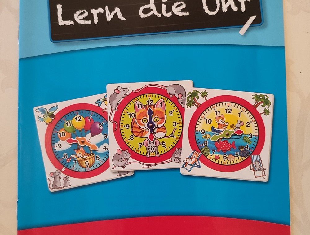 Spiel von Noris: Lern die Uhr