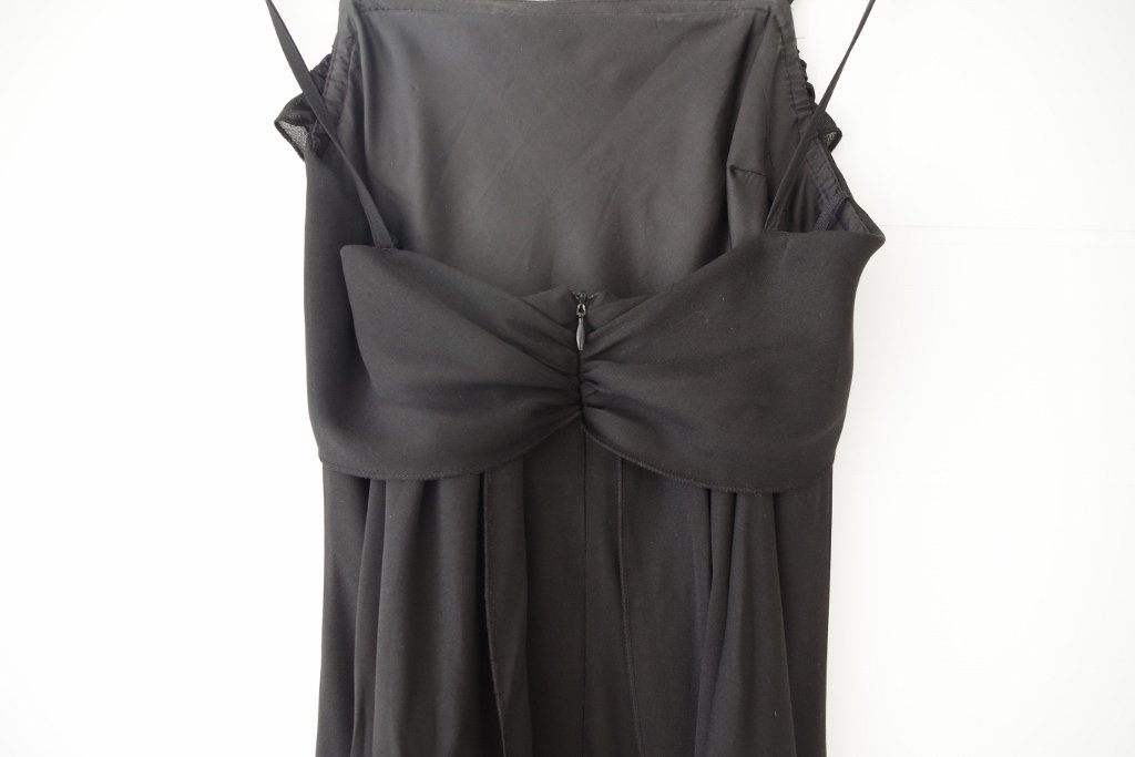 Schwarzes Abendkleid in 34, bodenlang