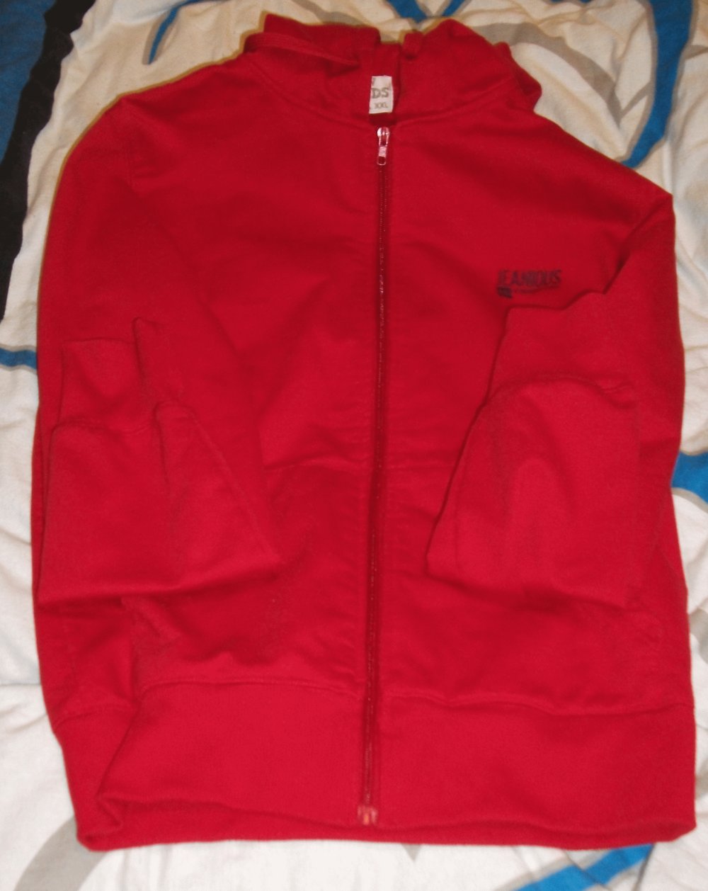 Schöne rote Kapuzenjacke Gr. M