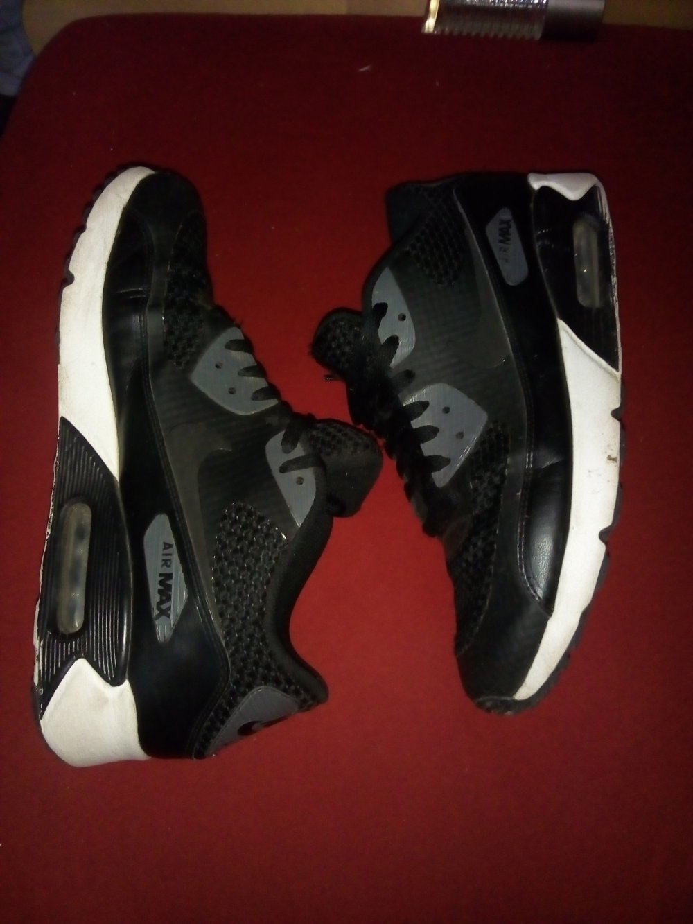 Schwarze Nike Air Max