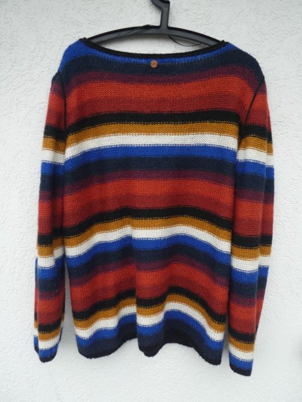 NEU - s.Oliver – Damen Grobstrick-Pulli, bunt gestreift