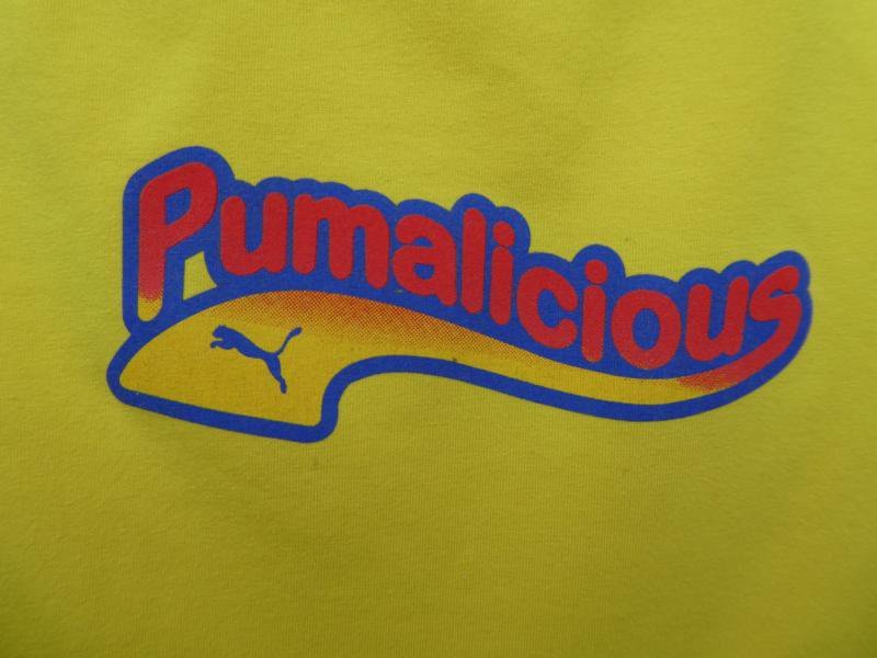 Puma  – T-Shirt, gelb mit Aufdruck - Gebraucht, fast wie neu
