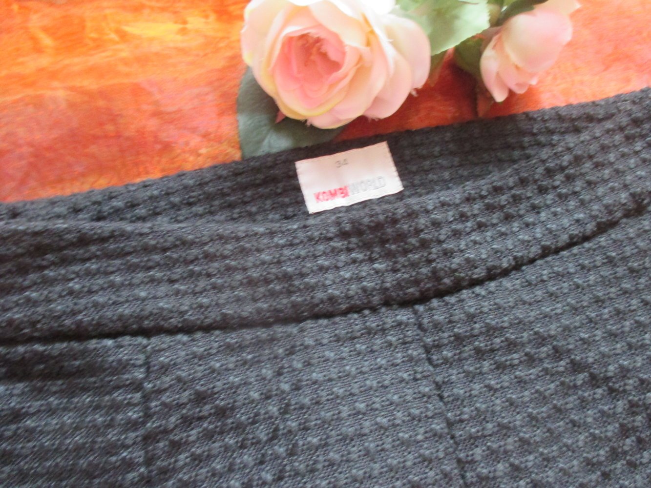 NEUw * DESIGNER * Wolle Struktur * High Waist * Shift * Sekretärinnen * Mini * Rock 