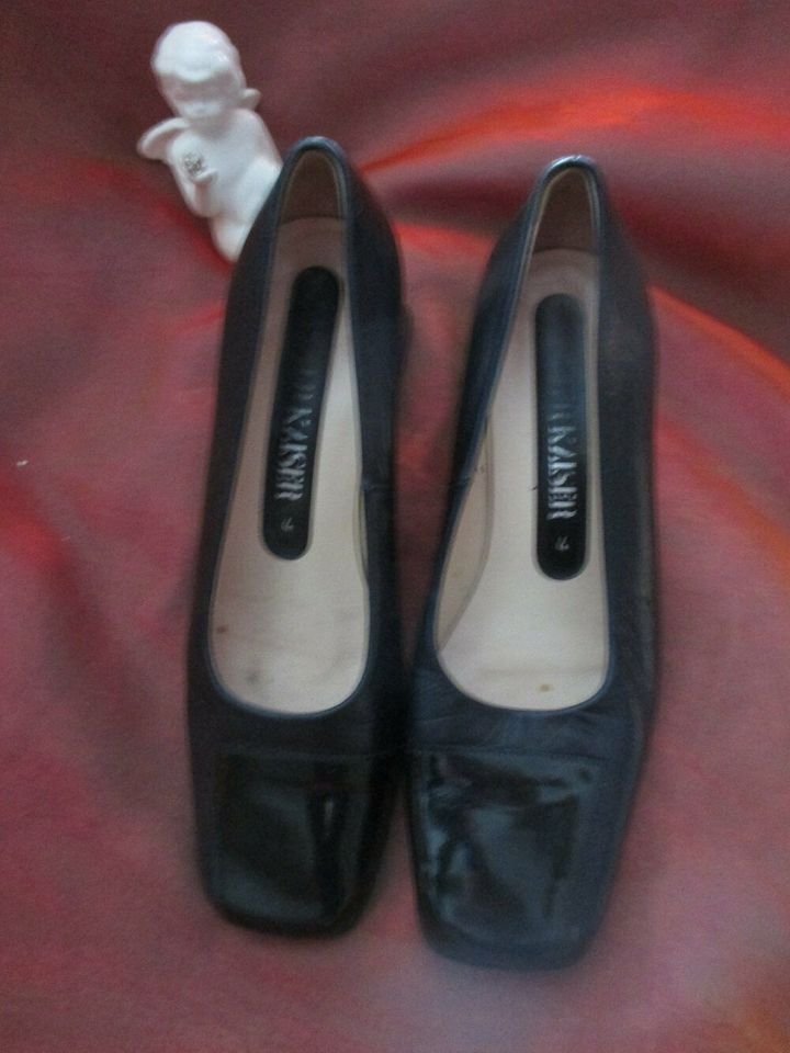 NEUw * DESIGNER * Echt * Lack und Glatt * Leder * Ballerina * Pumps * Schuhe 