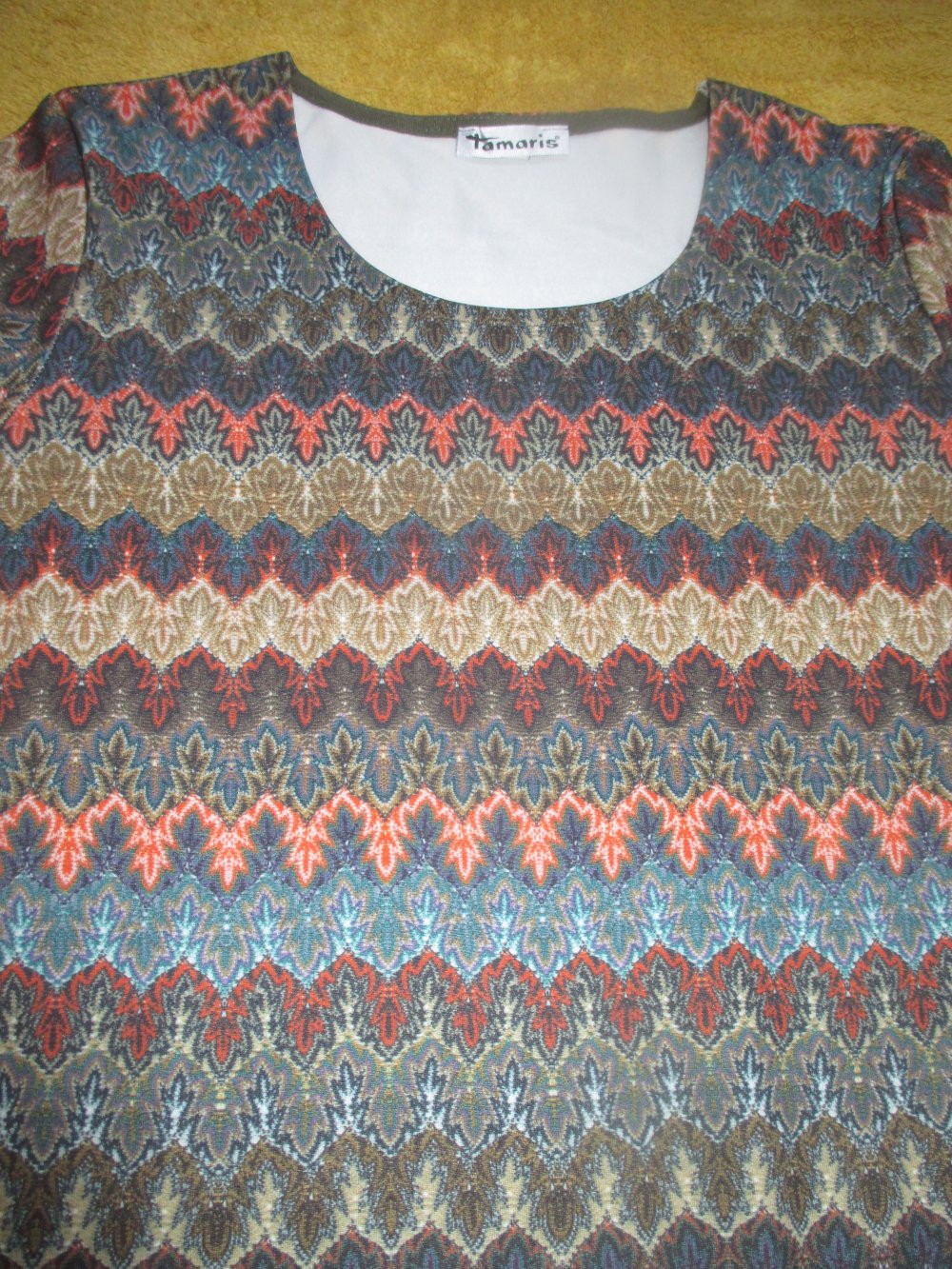  NEU * Edel * stylisch * Missioni- Optik * Strech * Koffer * Etui * Midi- Kleid 