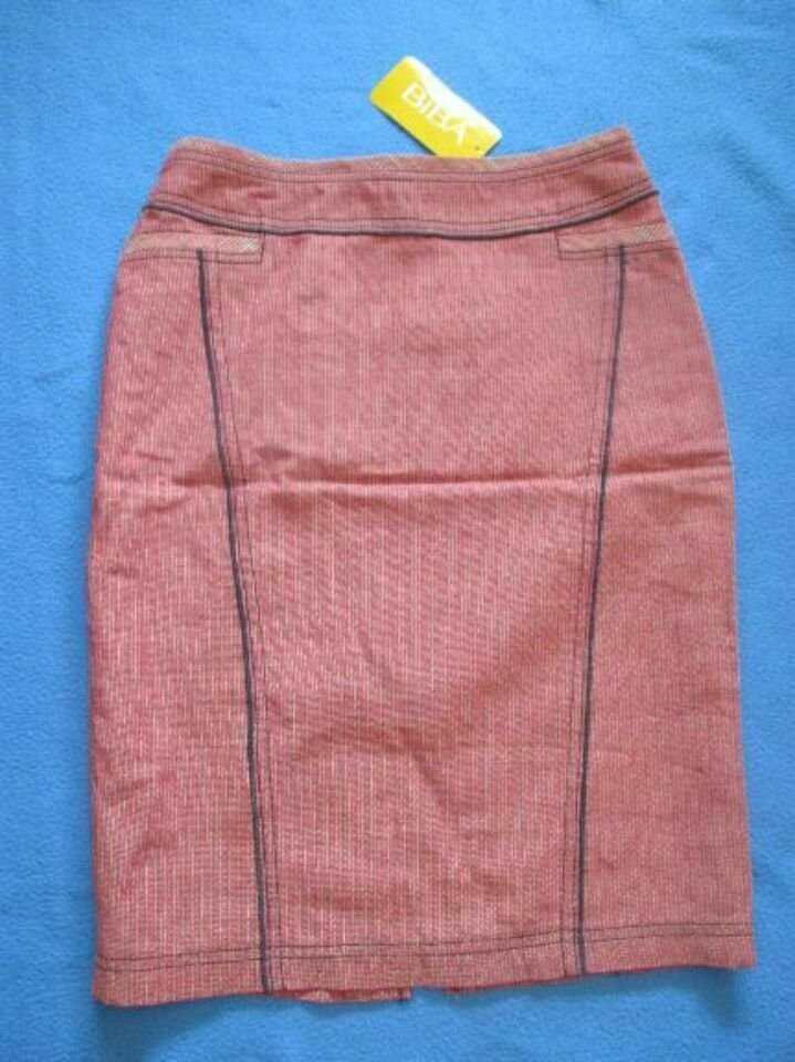 NEU mit ETIKETTEN * Feine Streifen * Marine * Navy * Sailor * Maritim - Style * Bleistift * Etui * Shift * Skirt * High waist * Mini- Rock 