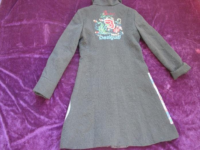 NEU * Blumen * Blüten * Flower- Power * Stickerei * Winter * Übergangs * Mantel 